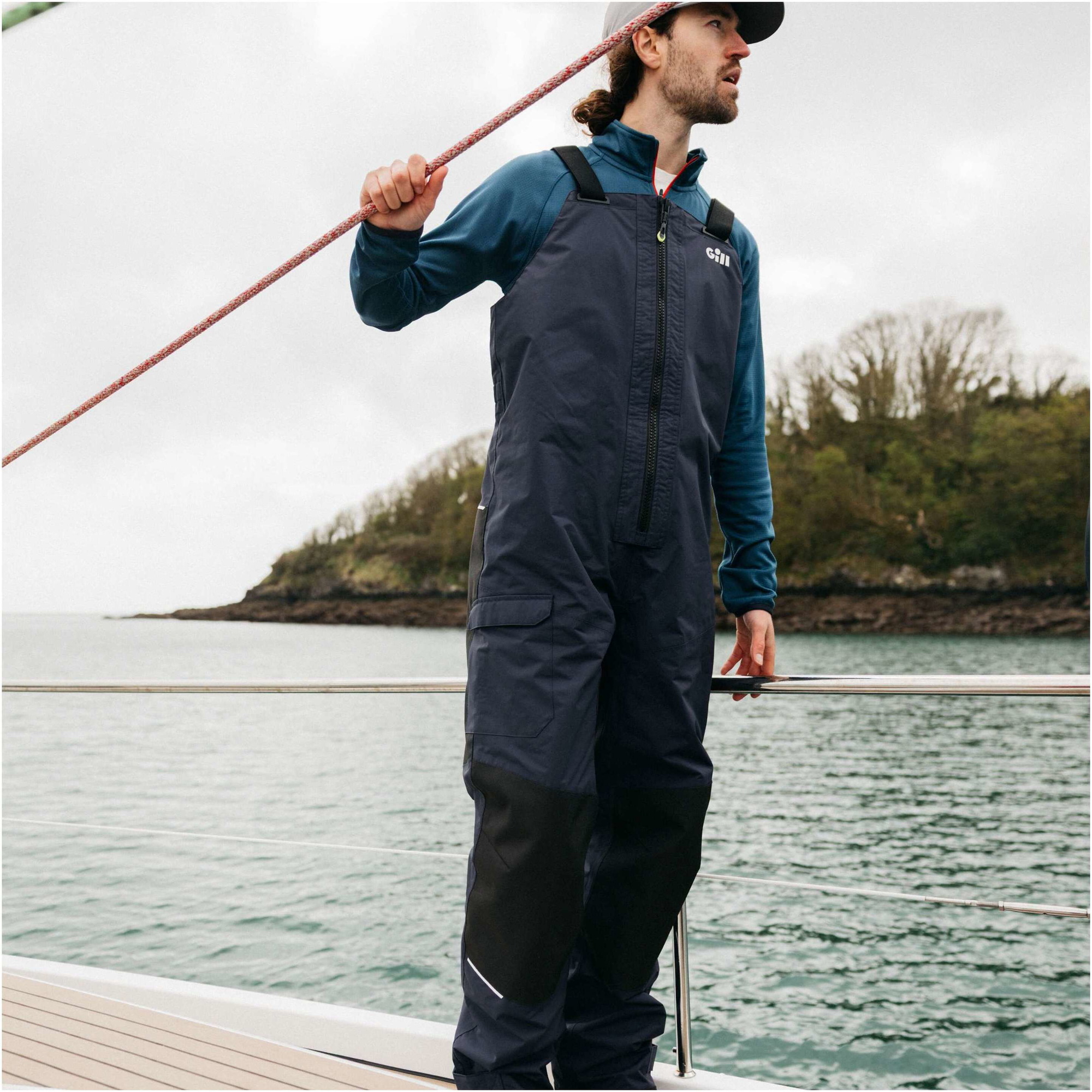 2026 Gill Mens OS3 Coastal Sailing Trousers OS33T - Black